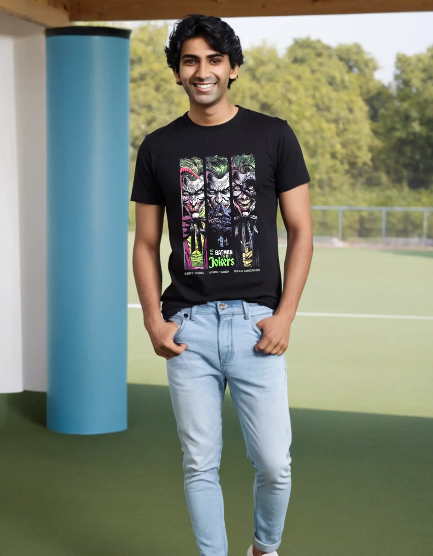 Casual Joker Oversize T-shirt Laughing Labels