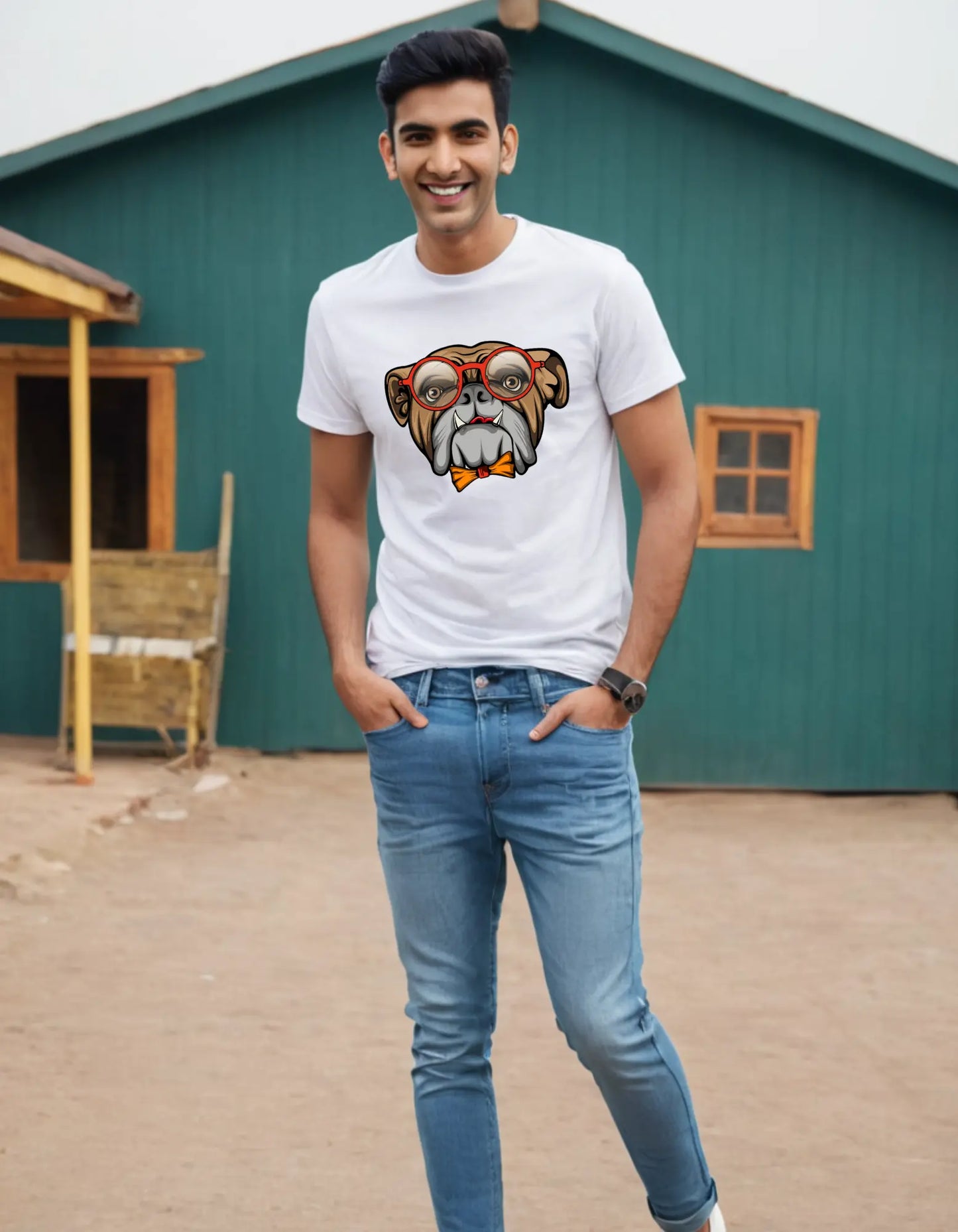 Casual Oversize T-shirt Laughing Labels