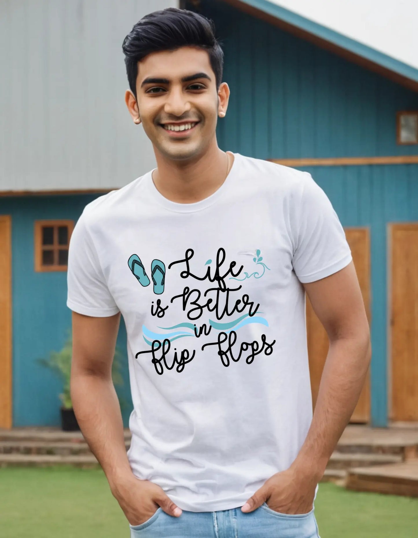 Casual Oversize T-shirt Laughing Labels