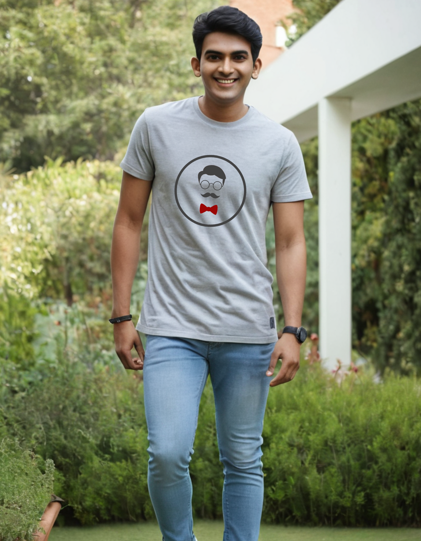 Casual Oversize T-shirt Laughing Labels