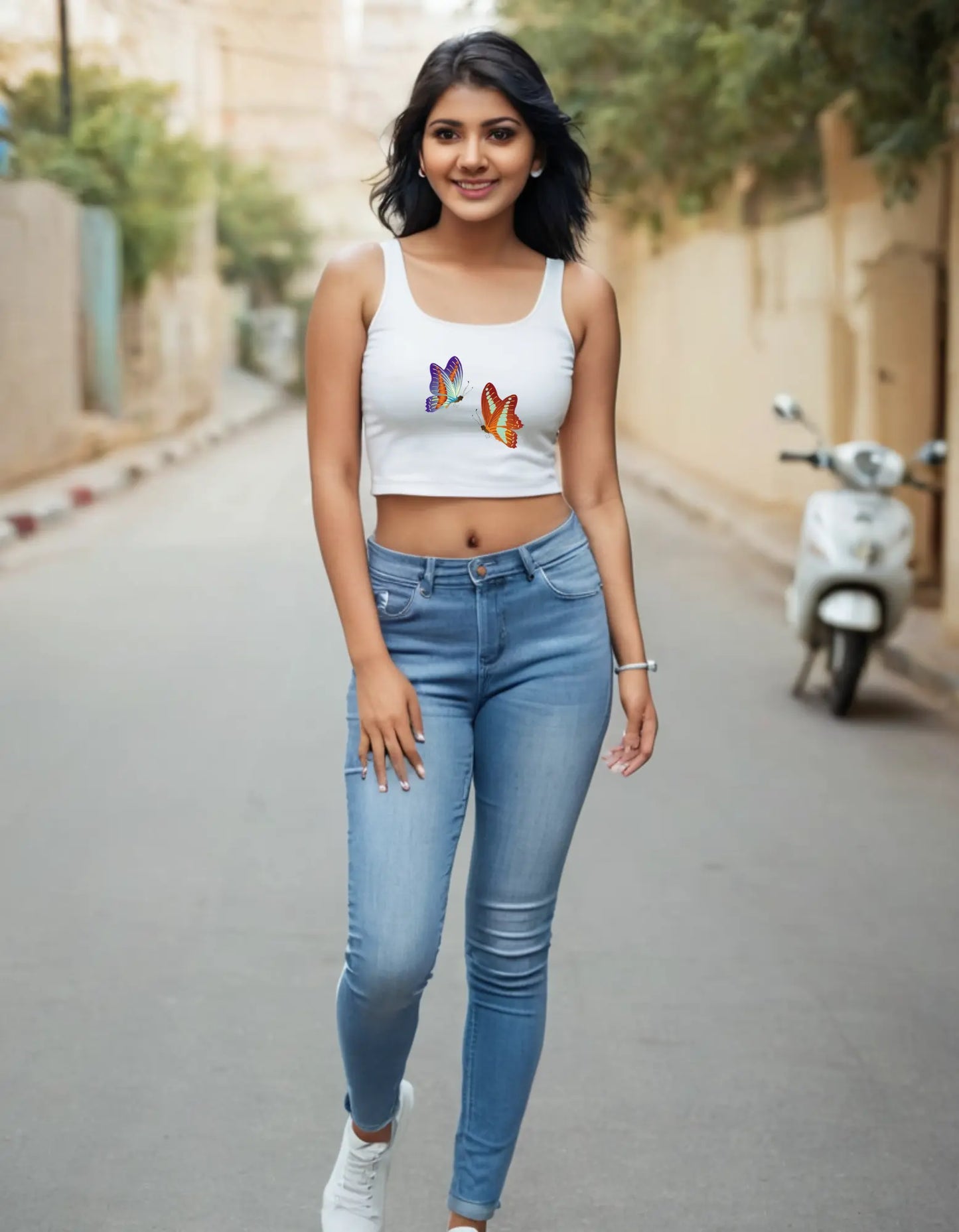 Casual Crop Tank Top Laughing Labels