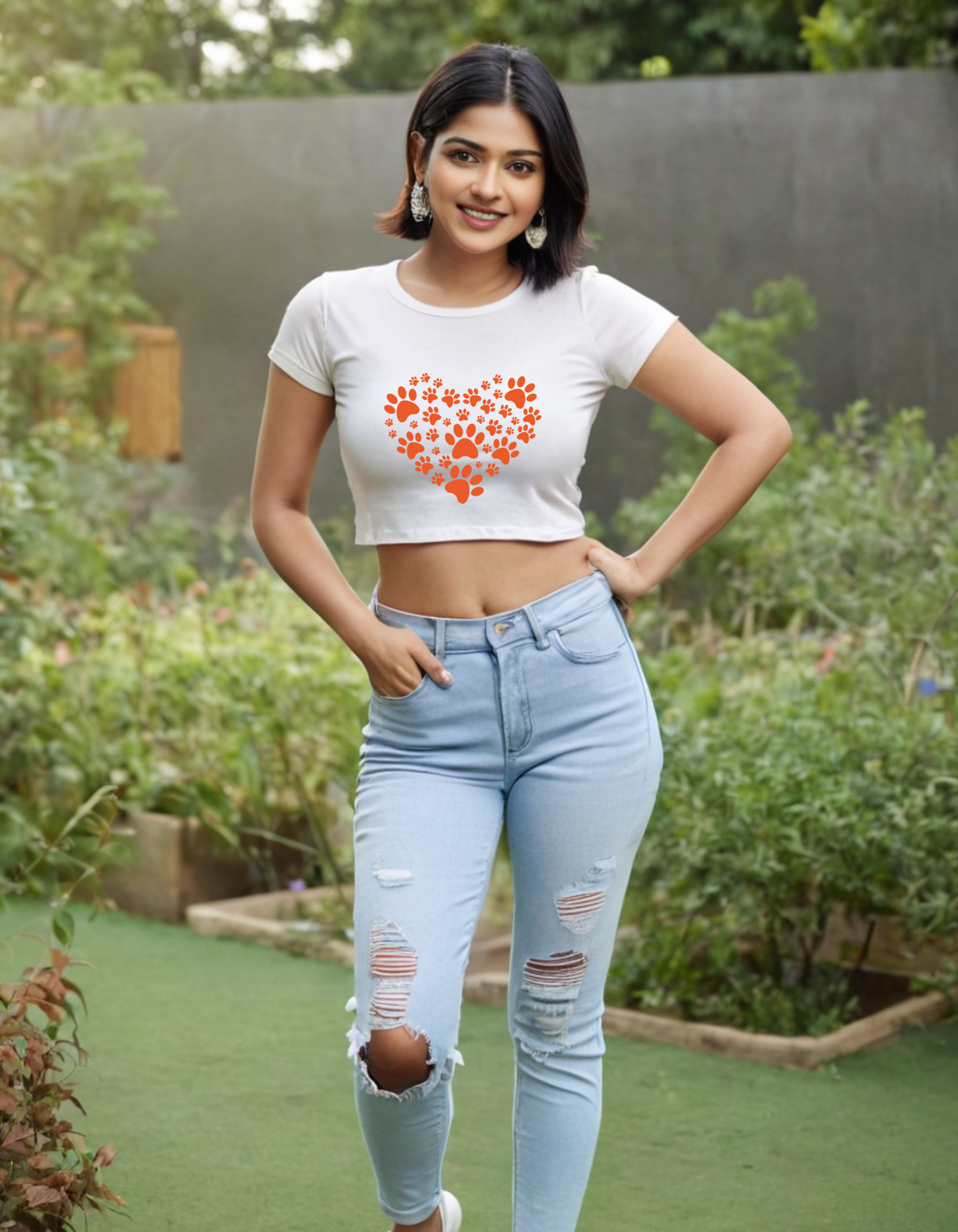 Casual Crop Top Laughing Labels