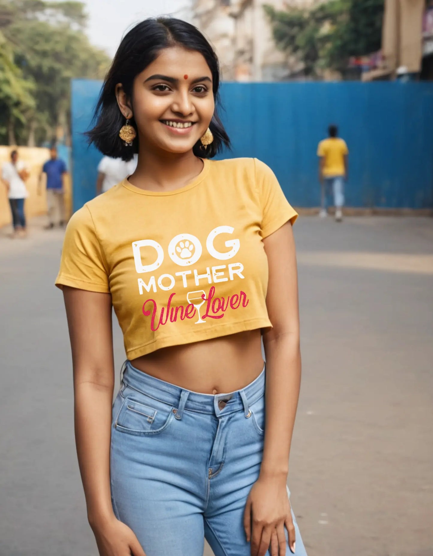 Dog Lover Crop Top Laughing Labels