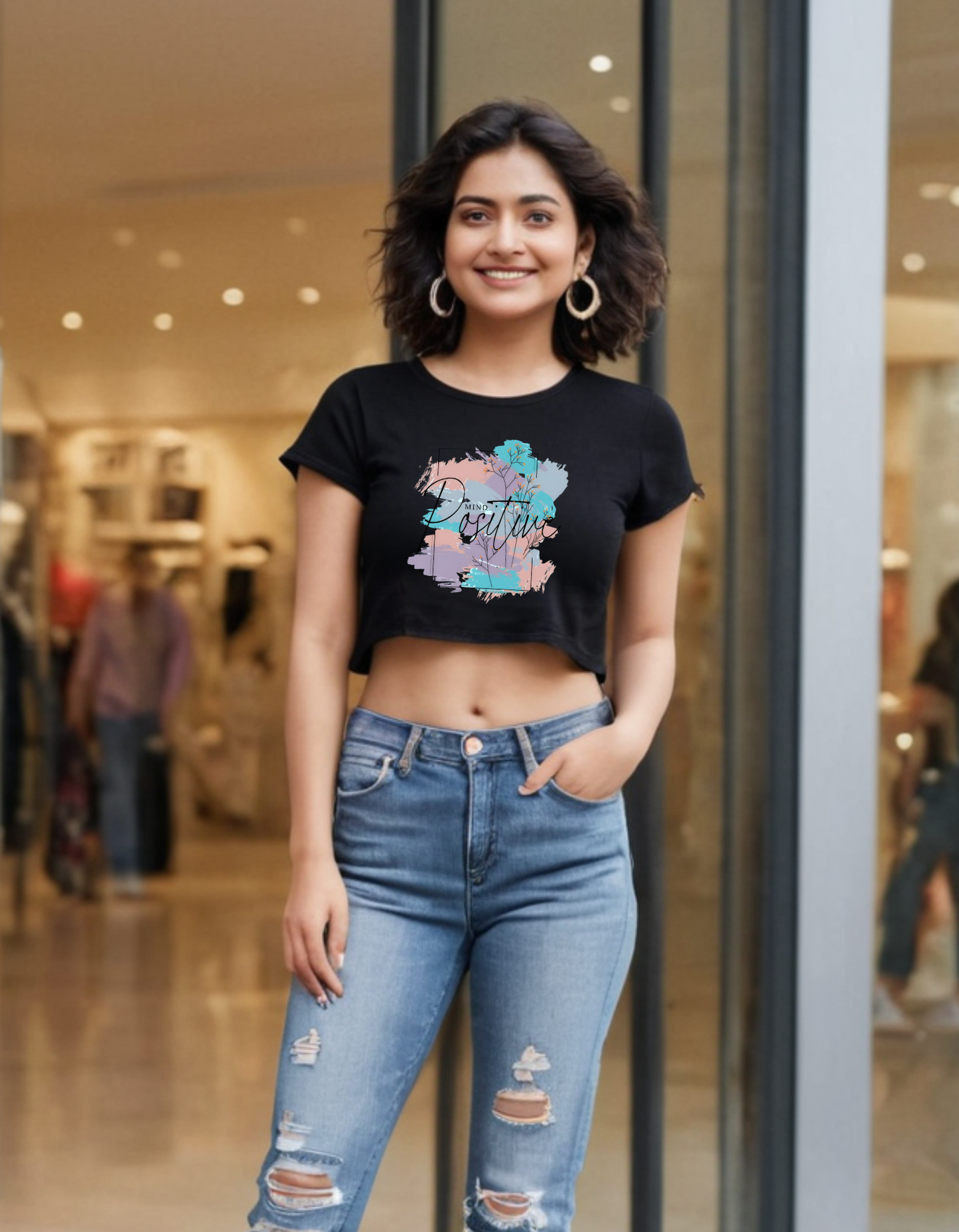 Casual Crop Top Laughing Labels