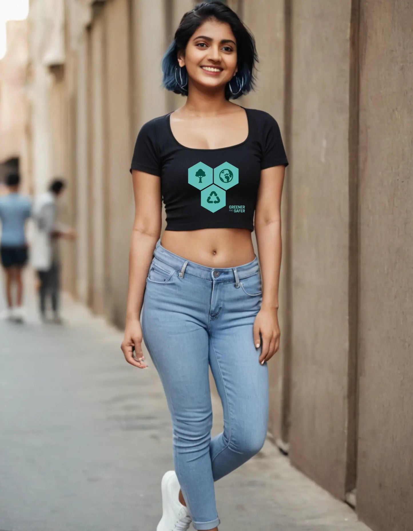 Casual Crop Top Laughing Labels