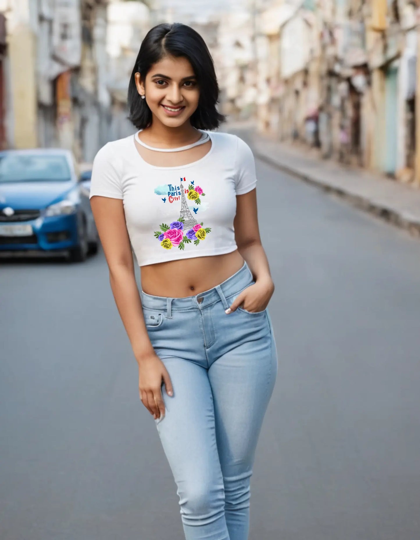 Casual Crop Top Laughing Labels