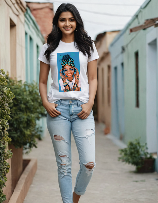 Women's T-shirt Free Spirit Laughing Labels