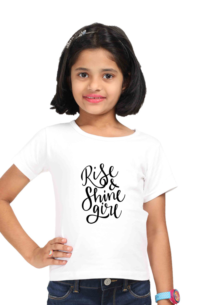 Casual Girl T-shirt Laughing Labels