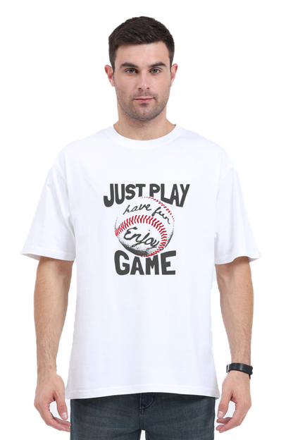 Men's Oversize T-shirt Just Play Game