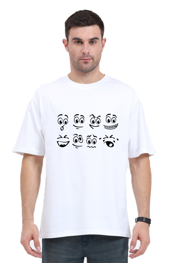 Casual Oversize T-shirt Laughing Labels