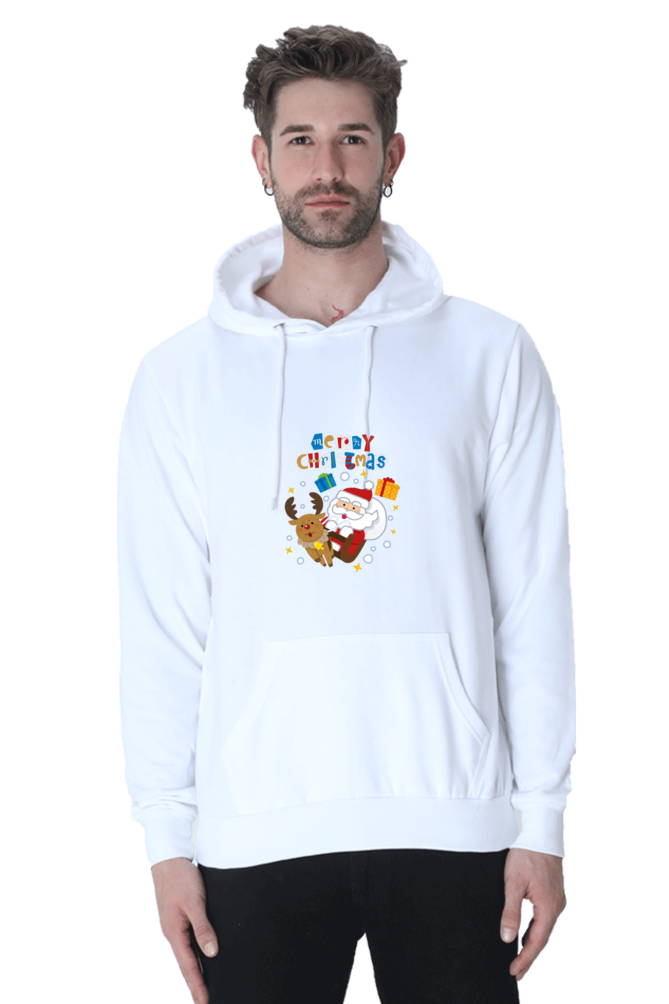 Christmas Hooded Sweatshirt Laughing Labels