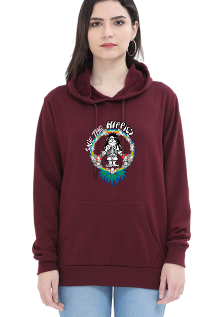 Casual Hooded Sweatshirt Laughing Labels