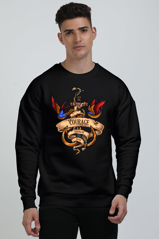Casual Oversize Sweatshirt Laughing Labels