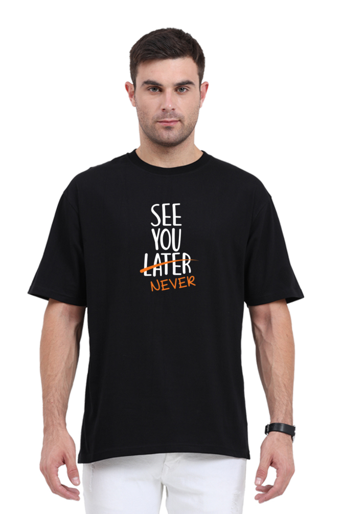 Casual Oversize T-shirt Laughing Labels