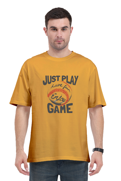 Men's Oversize T-shirt Just Play Game