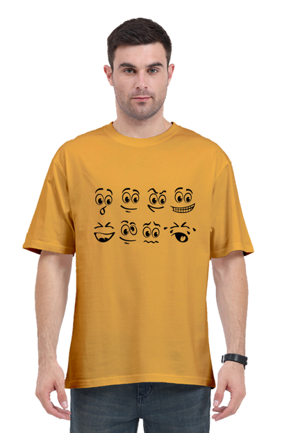 Casual Oversize T-shirt Laughing Labels