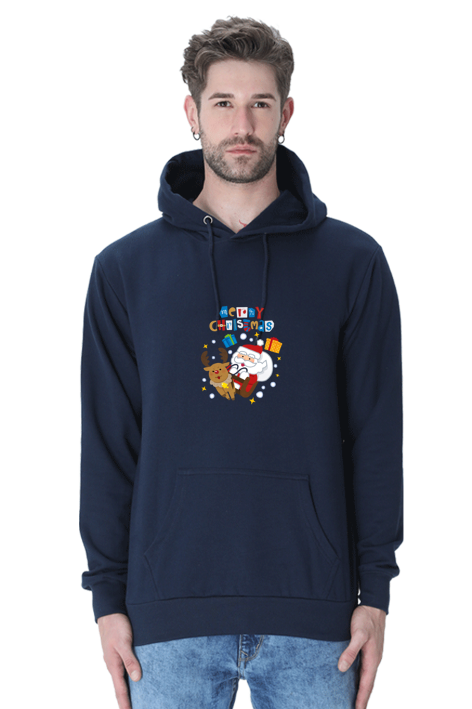 Christmas Hooded Sweatshirt Laughing Labels