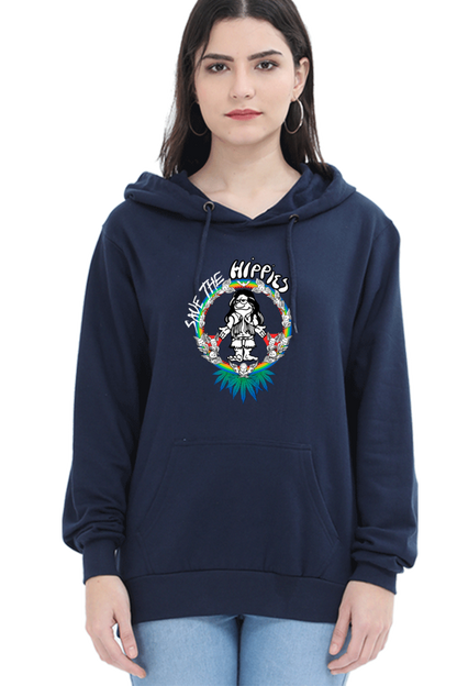 Casual Hooded Sweatshirt Laughing Labels