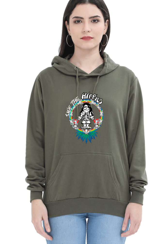 Casual Hooded Sweatshirt Laughing Labels