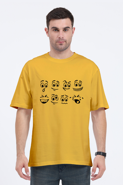 Casual Oversize T-shirt Laughing Labels