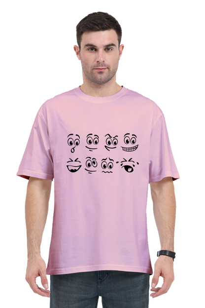 Casual Oversize T-shirt Laughing Labels
