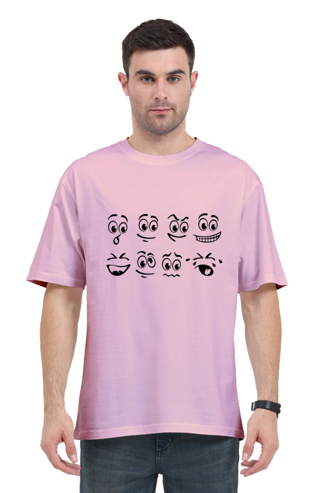 Casual Oversize T-shirt Laughing Labels