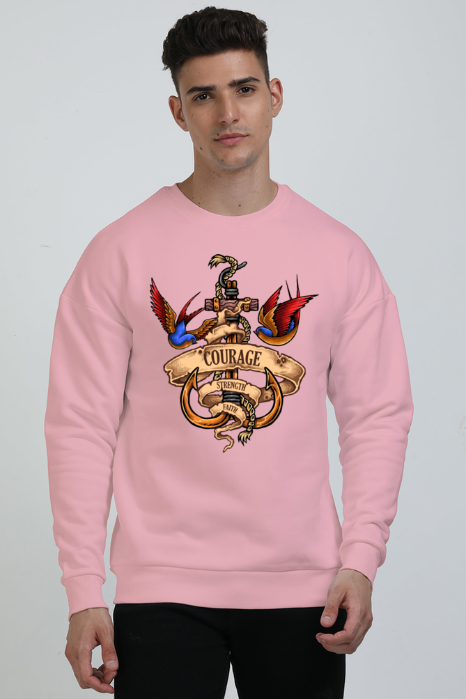 Casual Oversize Sweatshirt Laughing Labels