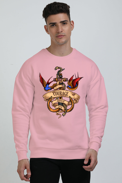 Casual Oversize Sweatshirt Laughing Labels