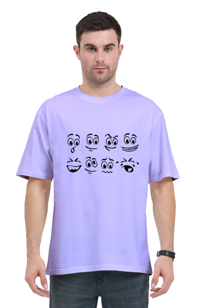 Casual Oversize T-shirt Laughing Labels
