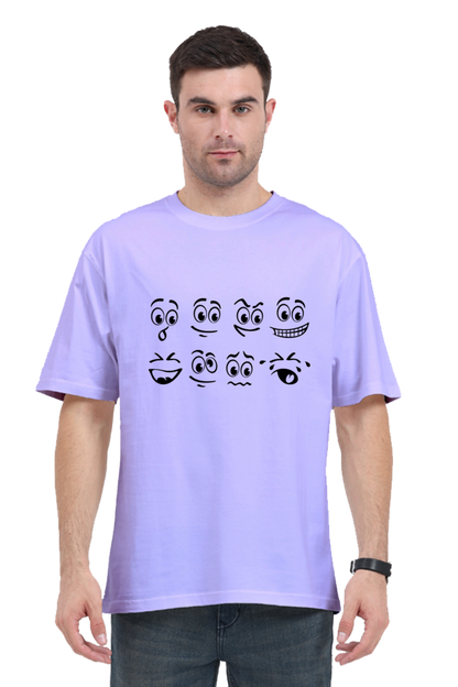 Casual Oversize T-shirt Laughing Labels