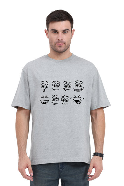 Casual Oversize T-shirt Laughing Labels