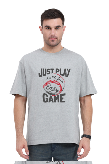 Men's Oversize T-shirt Just Play Game