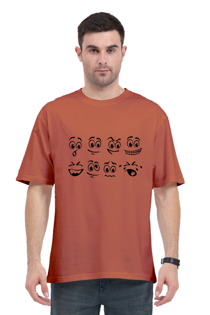 Casual Oversize T-shirt Laughing Labels