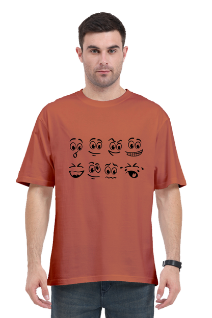 Casual Oversize T-shirt Laughing Labels