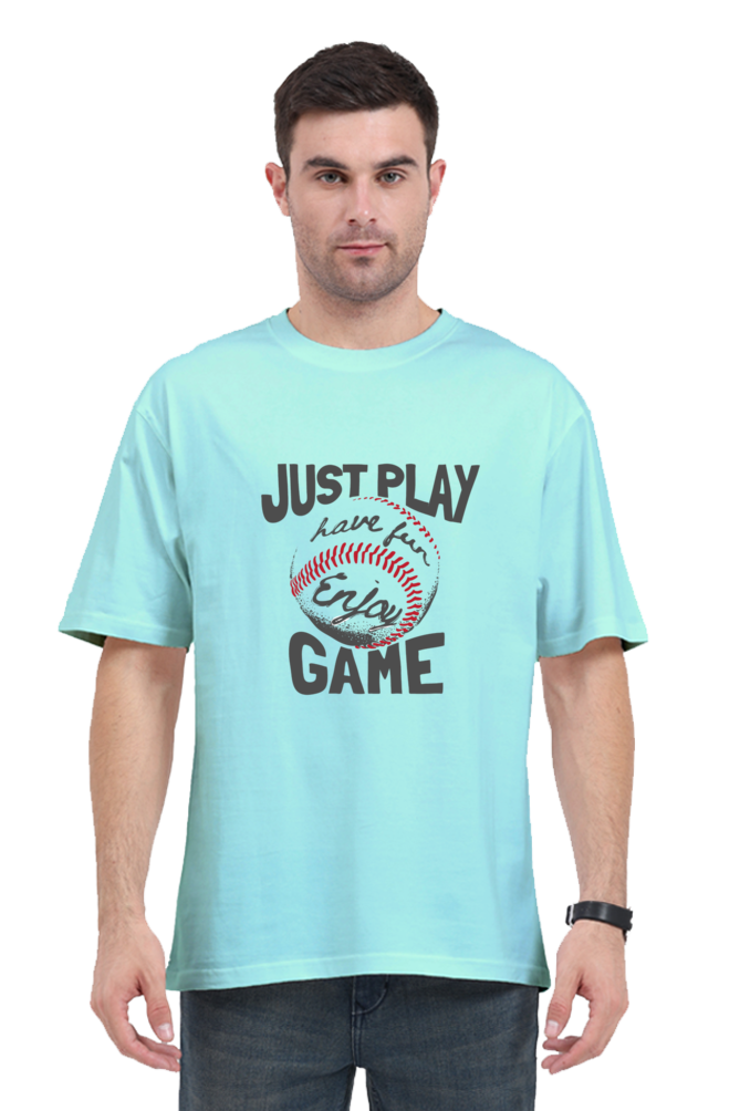 Men's Oversize T-shirt Just Play Game
