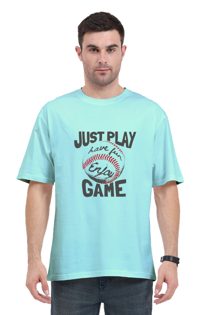 Men's Oversize T-shirt Just Play Game