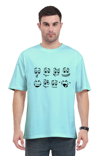 Casual Oversize T-shirt Laughing Labels