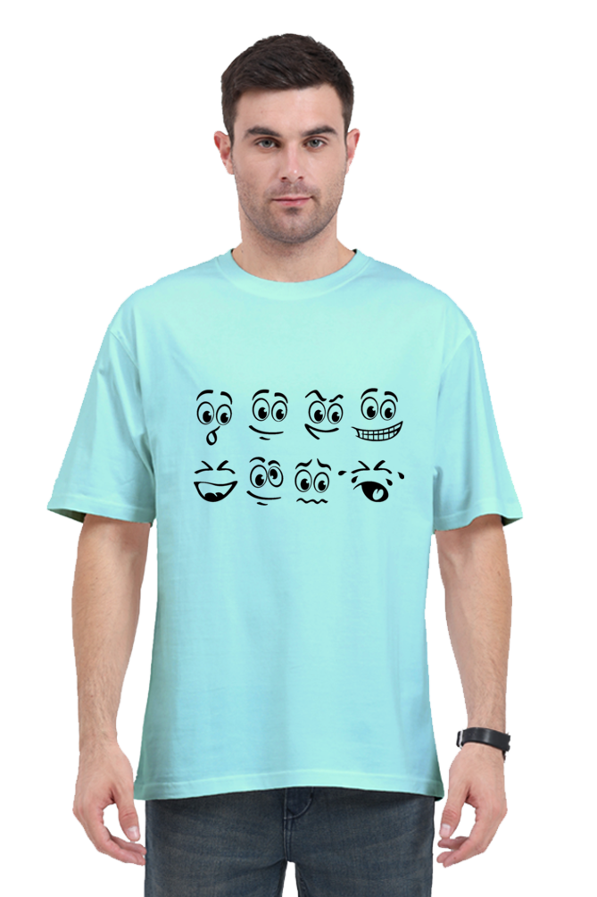 Casual Oversize T-shirt Laughing Labels