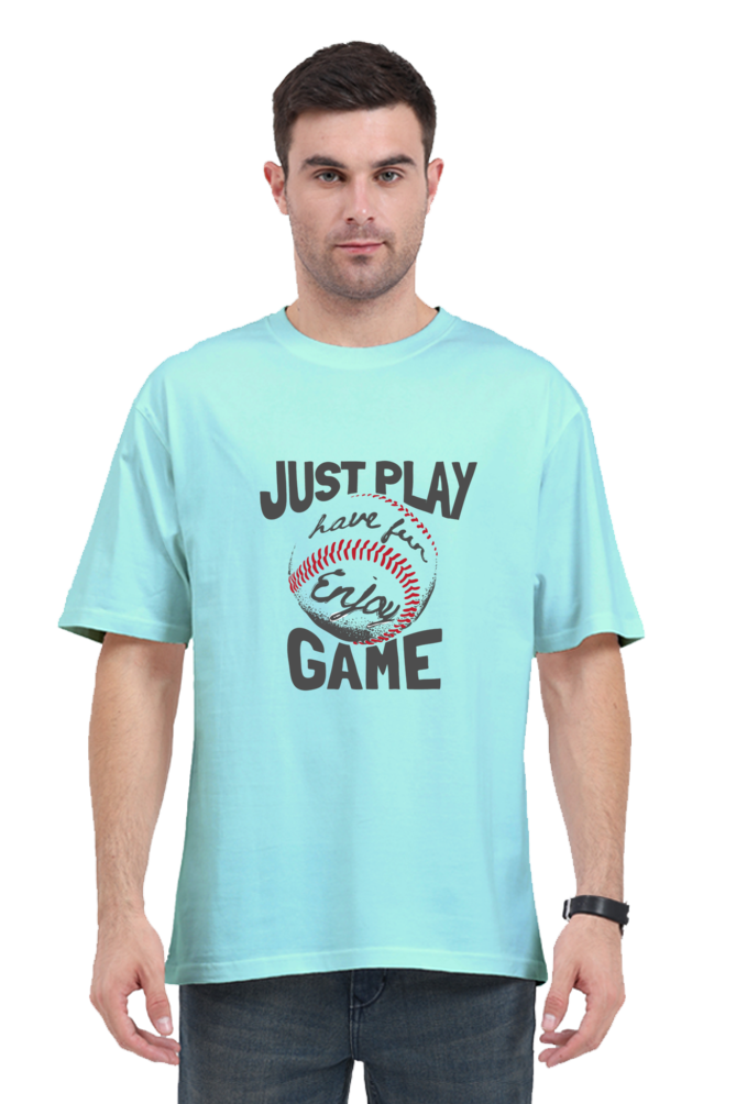 Men's Oversize T-shirt Just Play Game