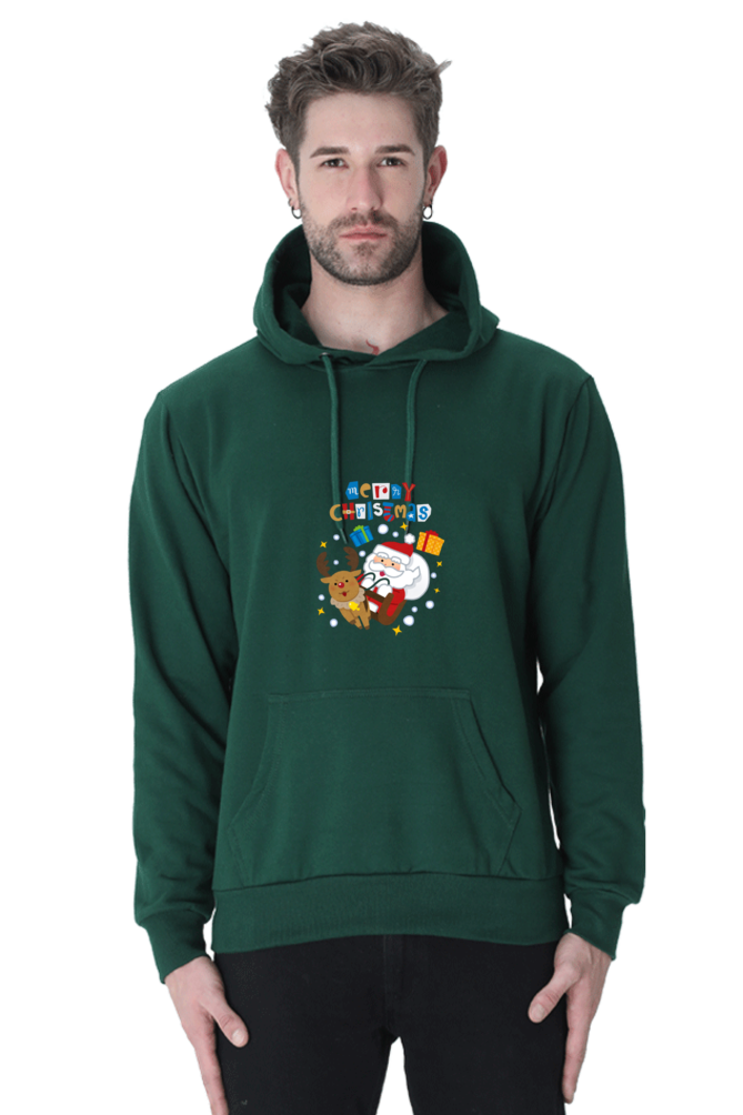 Christmas Hooded Sweatshirt Laughing Labels