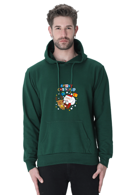 Christmas Hooded Sweatshirt Laughing Labels