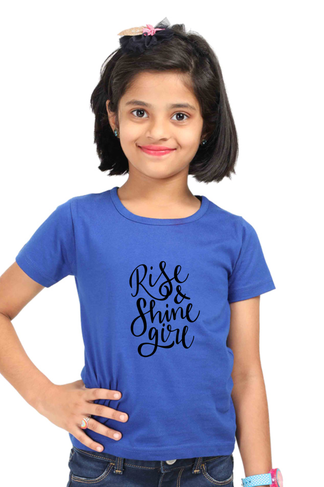 Casual Girl T-shirt Laughing Labels