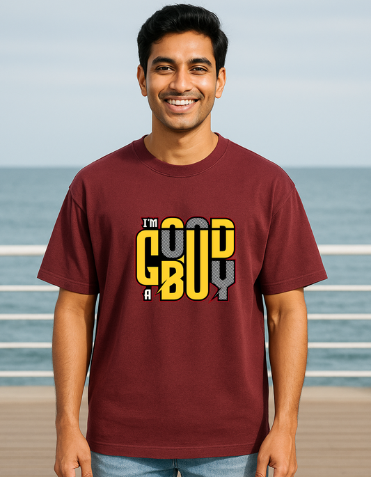 Men's Oversize T-shirt I'm A Good Buy Laughing Labels
