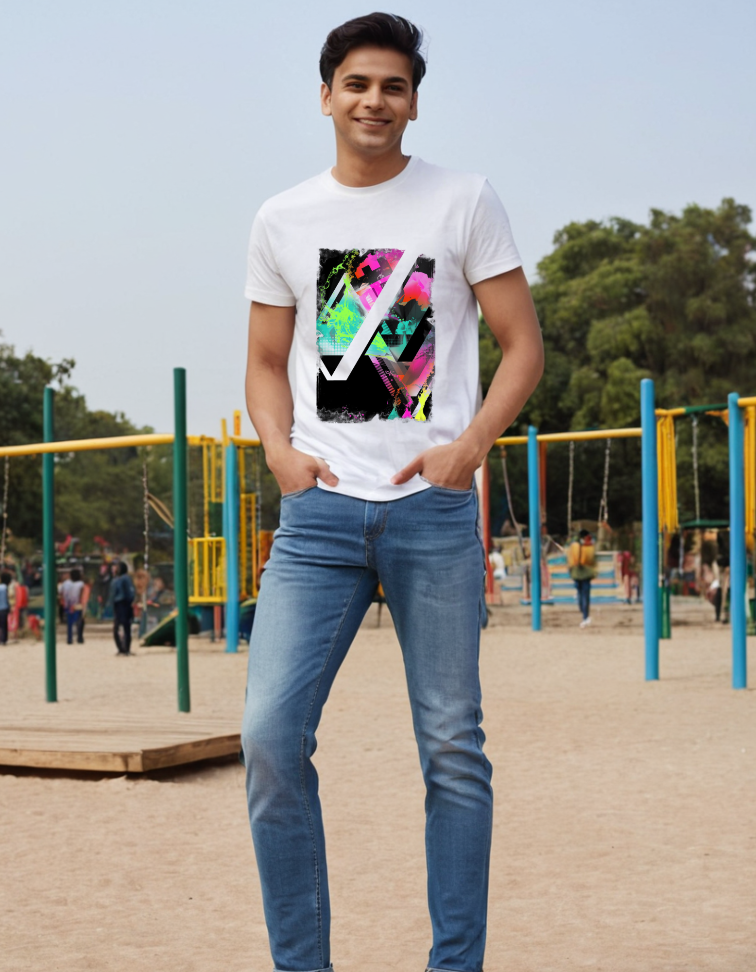 Casual Terry Oversize T-shirt Laughing Labels