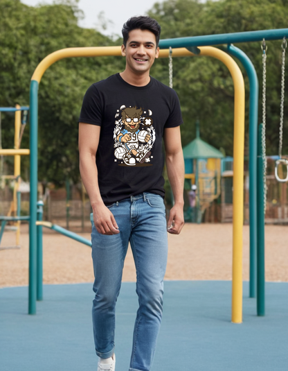 Hipster Collection Oversize T-shirt Laughing Labels