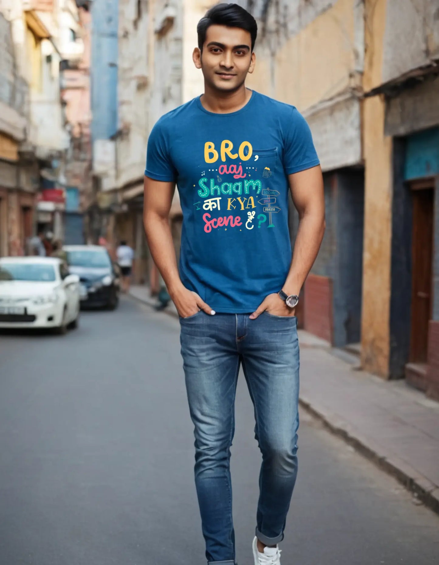 Desi Oversize T-shirt Laughing Labels