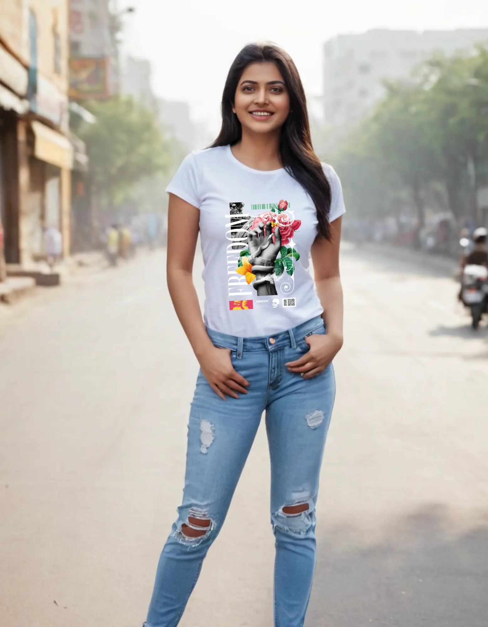 Casual T-shirt Laughing Labels