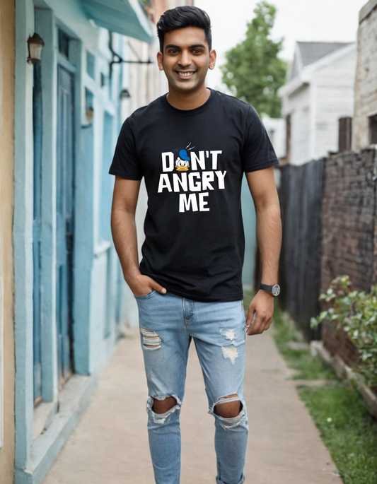 Men's Oversize T-shirt Don't Angry Me Laughing Labels