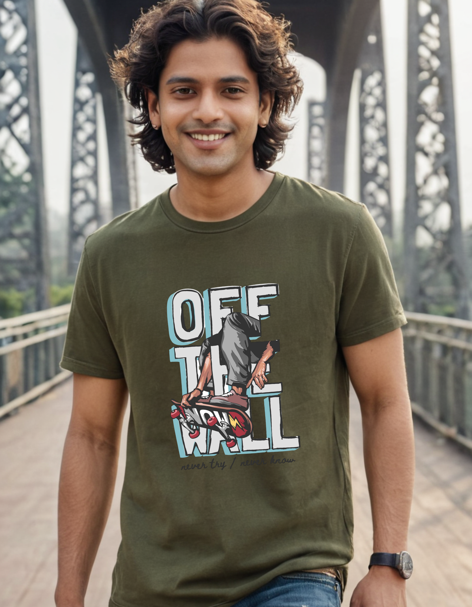 Casual Oversize T-shirt Laughing Labels