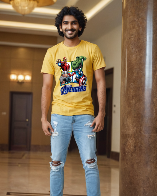 Men's T-shirt Avengers Laughing Labels